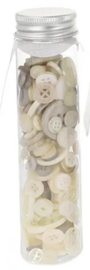 Trimits Knopen 9-23mm Felle kleuren Wit
