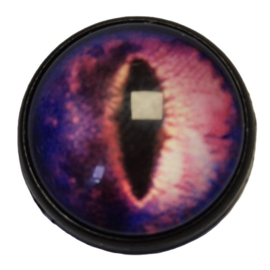 Paars Roze Reptielen Ogen 18mm