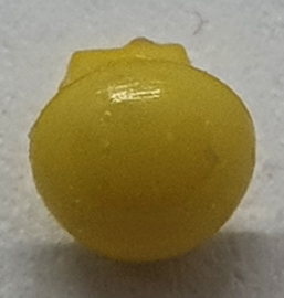 Kleine Half Ronde Knopen Geel 6mm (5 stuks)