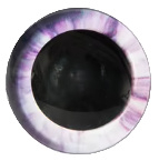 Paarse Fantasie Ogen 25mm