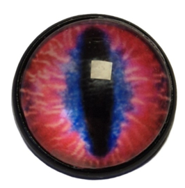 Rood Blauwe Reptielen Ogen 18mm