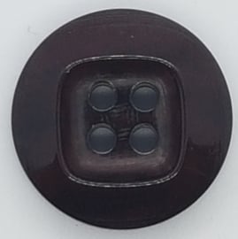 Donker Bruine Knoop 20 mm