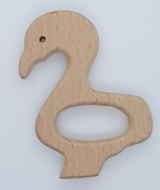 Houten Bijtring - Flamingo