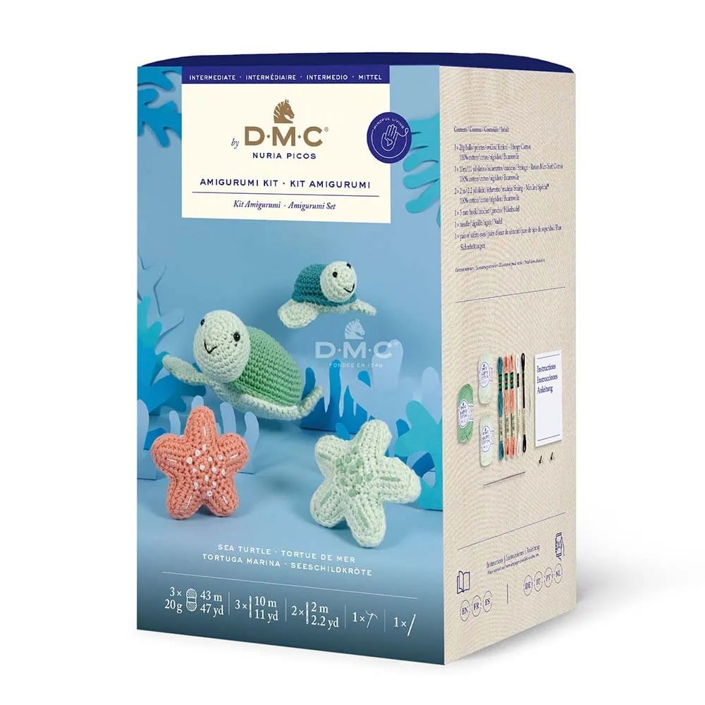 DMC Amigurumi kit Zeeschildpad