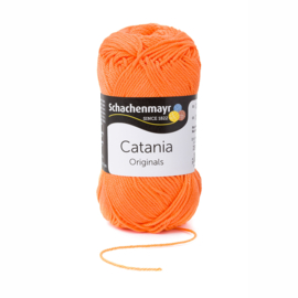 Catania katoen 386 Zalm Oranje