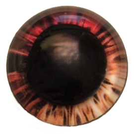 14mm Bruine Fantasie Ogen