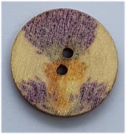 Retro Knopen met Bloem motief 20mm