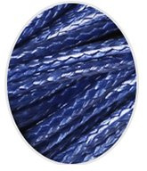 Wax koord 1mm  Donker Blauw