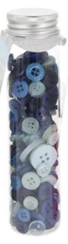 Trimits Knopen 9-23mm Felle kleuren Blauw
