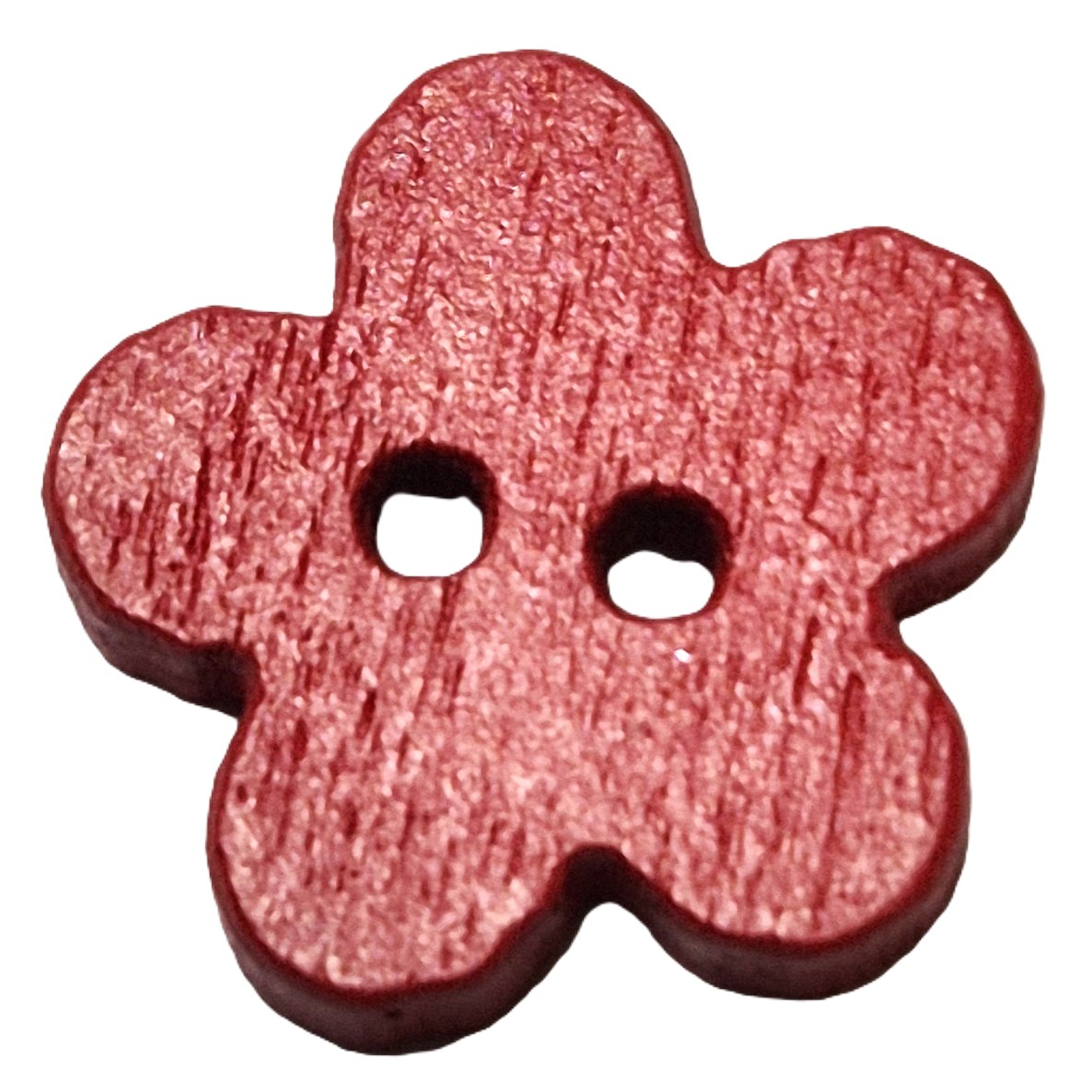 Bloemetjes Knopen Rood 10mm (5 stuks)