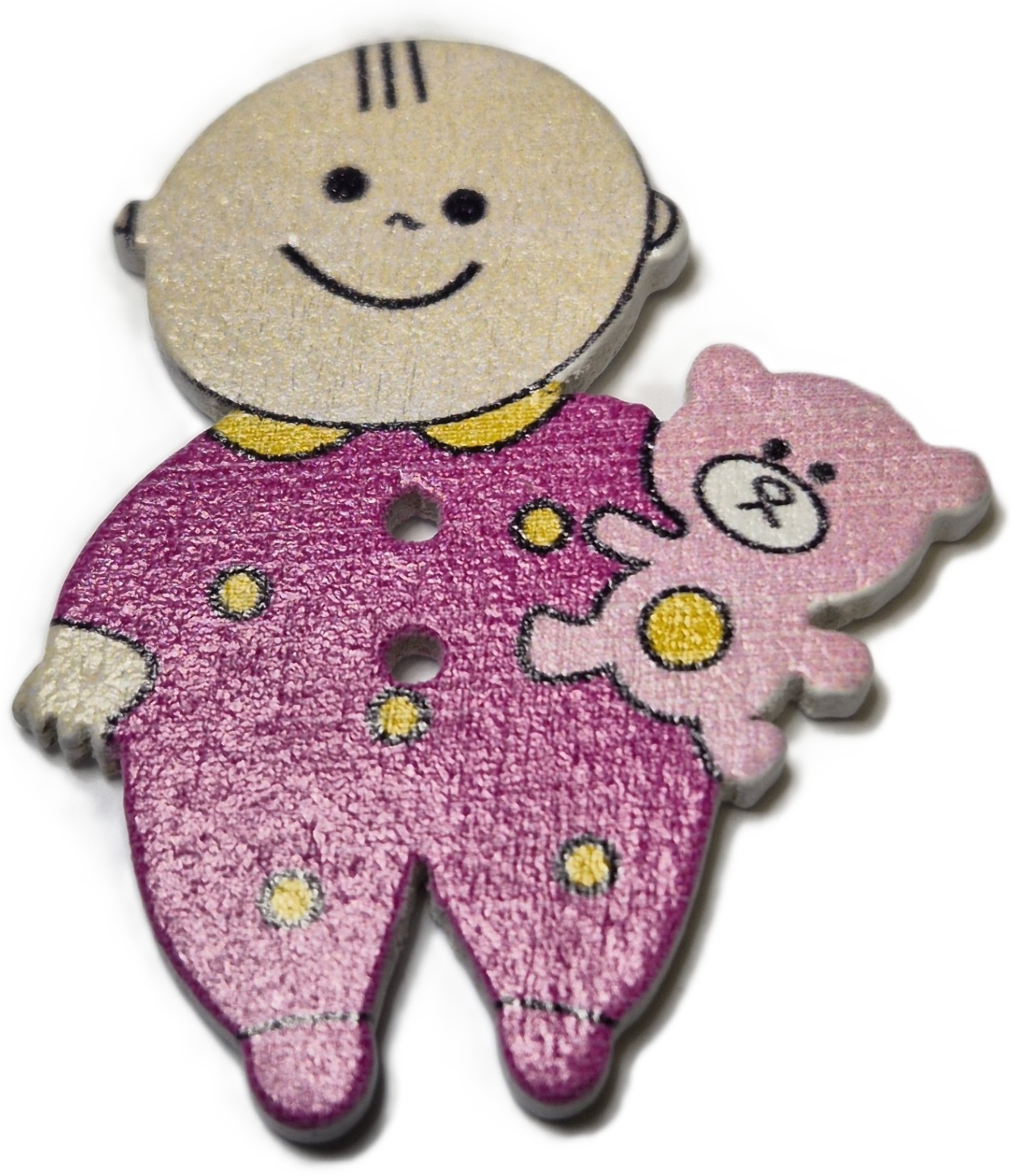 Baby Knoop  Donker Roze