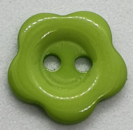 Bloemetjes Knoop 14mm Groen
