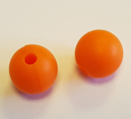Oranje Silicone Kraal Kralen 10mm (5 Stuks)