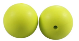 Lime Groene Silicone Kraal Kralen 10mm (5 Stuks)
