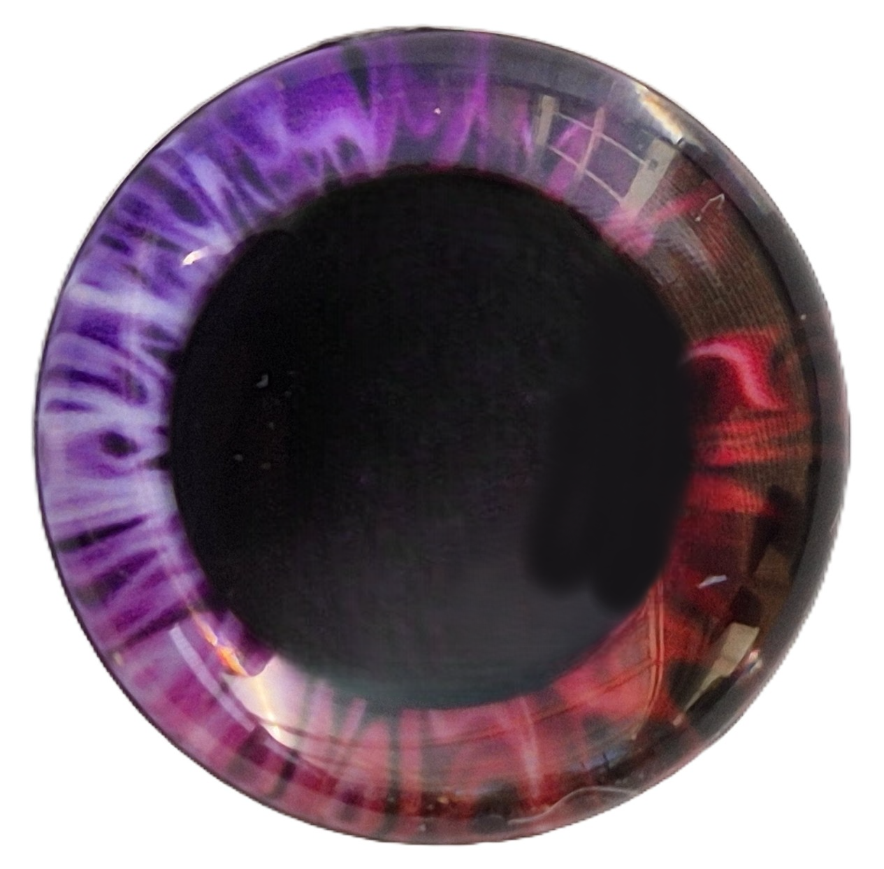 25mm Rood Paarse Fantasie Ogen