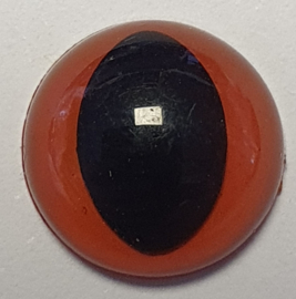 12mm Donker Oranje Kattenogen