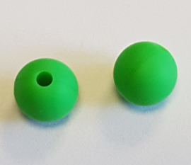 Appel Groene Silicone Kraal Kralen 10mm (5 Stuks)