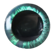 14mm Groene Fantasie Ogen