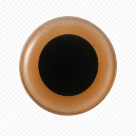 Doorzichtig Bruine Ogen  7,5mm