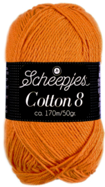 Scheepjes Cotton 8 nr 639 Oranje