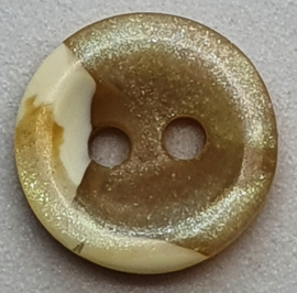 Caramel Kleurige Knoop 13 mm