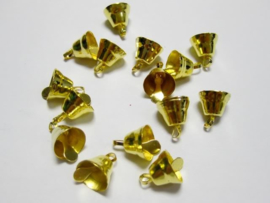 Goud Kleurige Belletjes Bel 10mm (5 stuks)