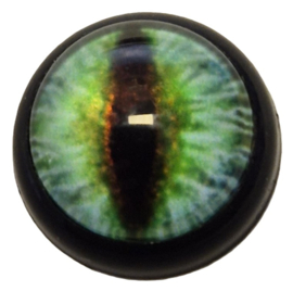 Turquoise Reptielen Ogen 12mm