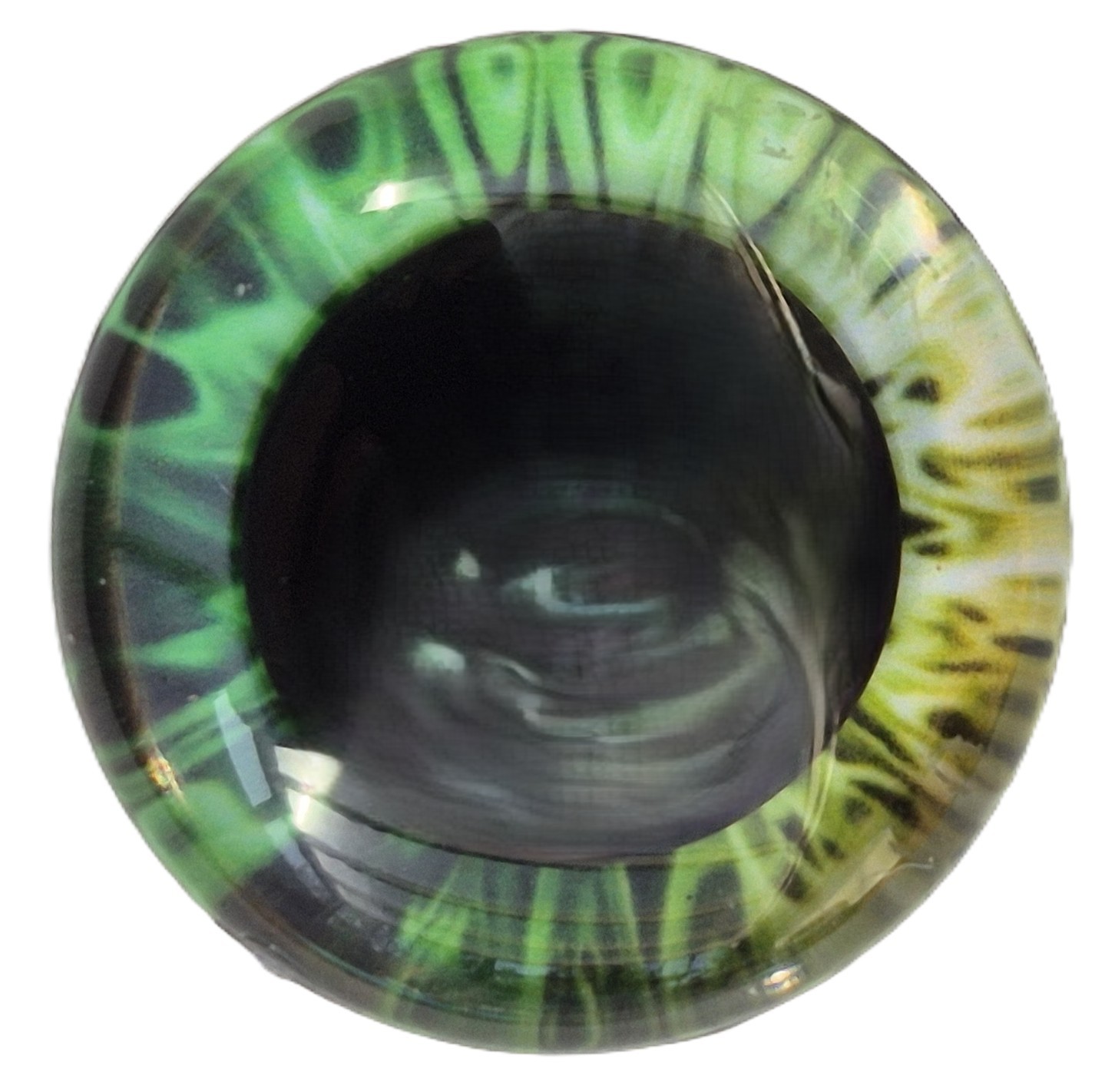 25mm Groen Geel Fantasie Ogen