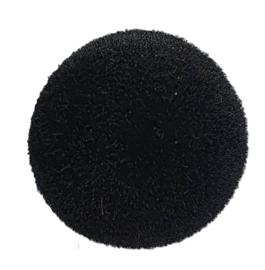 Ronde Fluwelen Zwarte Neus 15mm