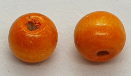 9mm Ronde Oranje Kralen (40 stuks)