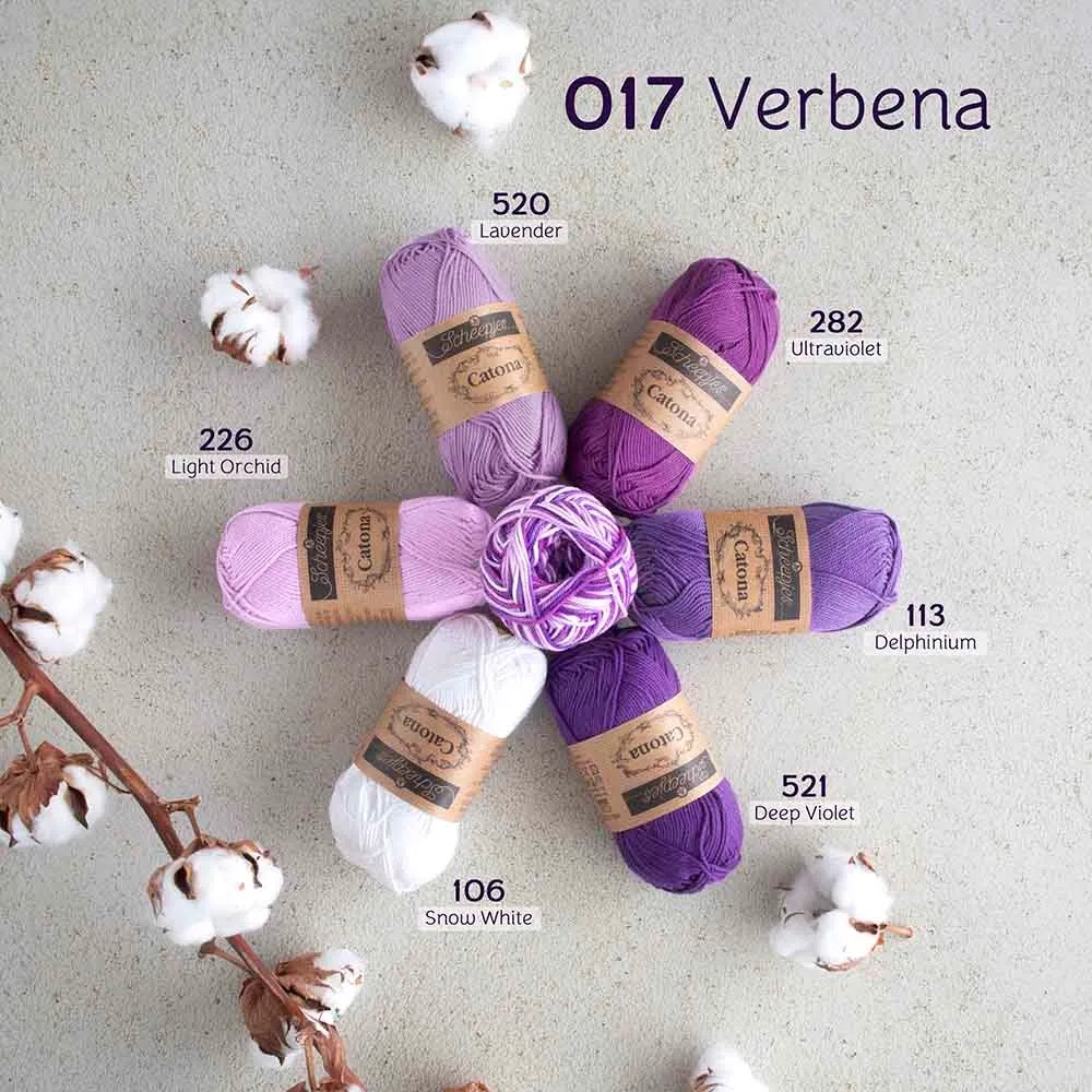 Scheepjes Catona Chroma 017 Verbena