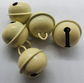 20mm Creme  Belletjes (5 stuks)