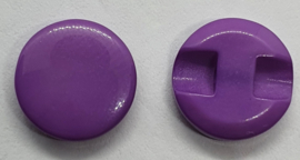 Gladde Knopen Paars 12 mm (6 stuks)