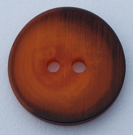 Oranje Bruine Knoop 18 mm