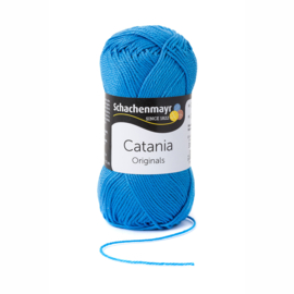 Catania katoen 384 Iris Blauw