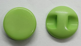 Gladde Knopen Licht Groen 12 mm (6 stuks)