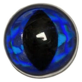 Spiegelende Donker Blauwe Fantasie Kattenogen 09mm