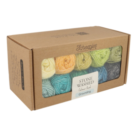 Scheepjes Stone Washed colour pack Grounding
