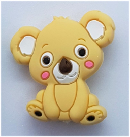 Gekleurde Siliconen Koala Kralen 2,8 cm