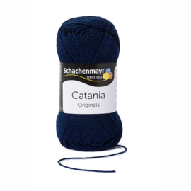 Catania katoen 124 Marine / Donker Blauw