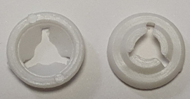 Spiegelende Gele Fantasie Kattenogen 12mm