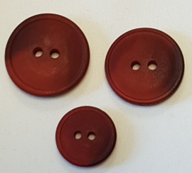 Bordeaux Rode met Randje Knoop 15, 20, 22 mm