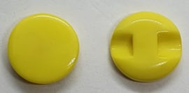 Gladde Knopen Geel 12 mm (5 stuks)