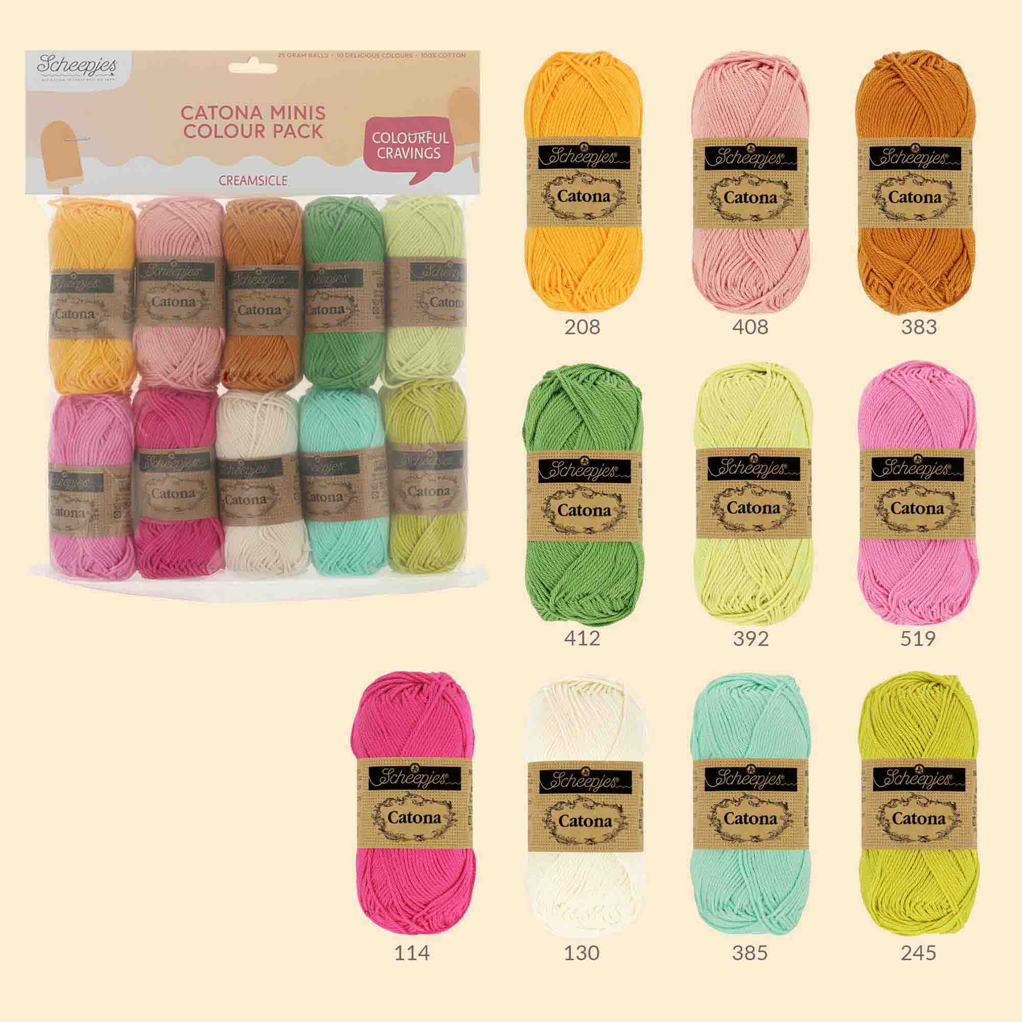 Catona colour pack - Creamsicle