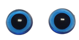 Doorzichtig Blauwe Ogen Knoopjes 15mm