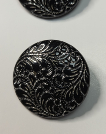 Knopen Elegant nr. 294 G Zwart Zilver