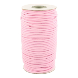 3mm Koord Elastiek Roze 749