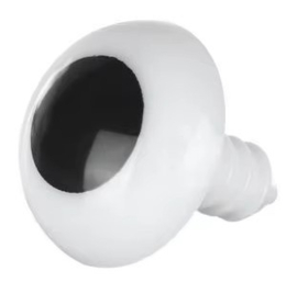Cartoon Ogen Bol Wit 18mm