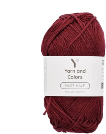 YARN AND COLORS MUST-HAVE 132 Bordeaux