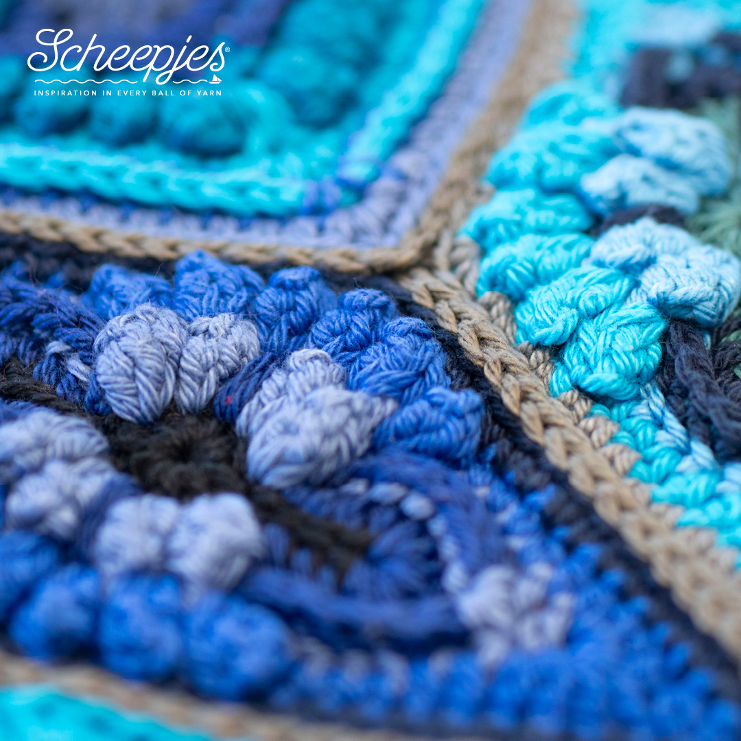 Scheepjes CAL Festival of Lights blanket -Organicon kit